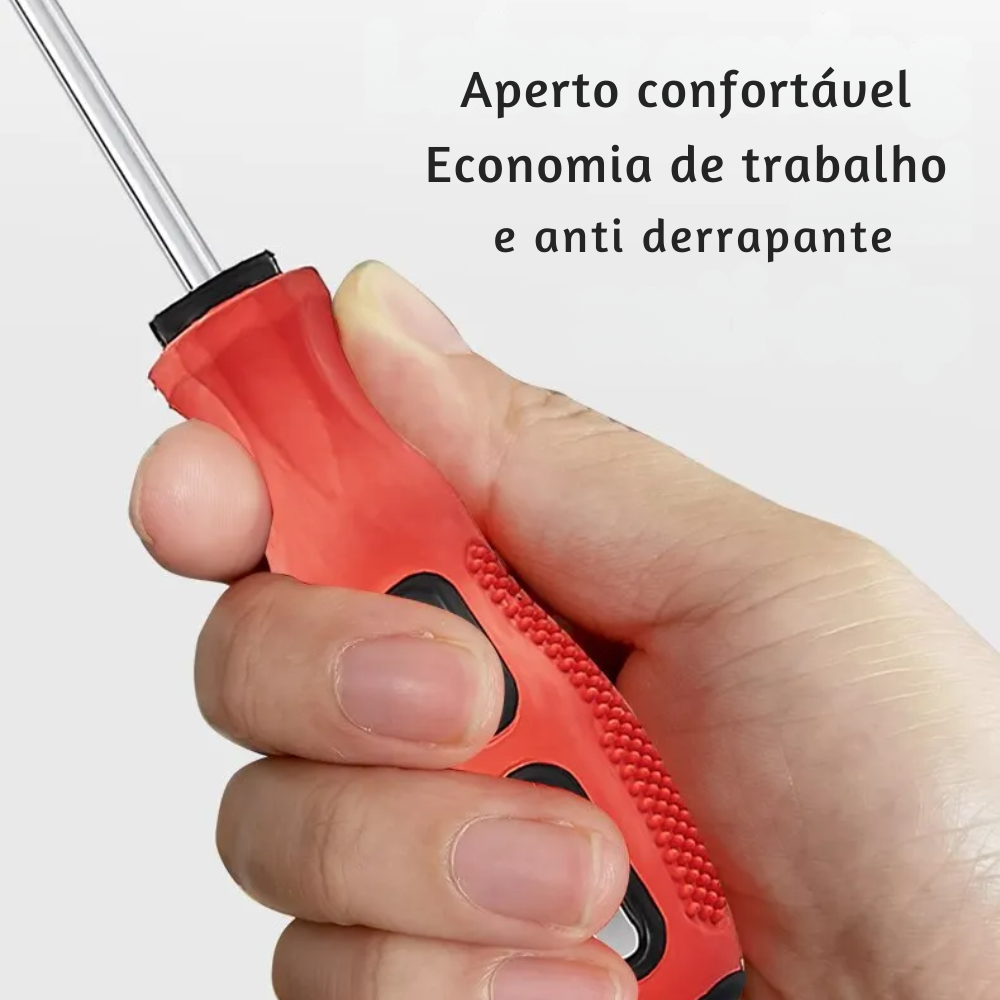 Kit Chave de Fenda e Philips Magnética Multifuncional