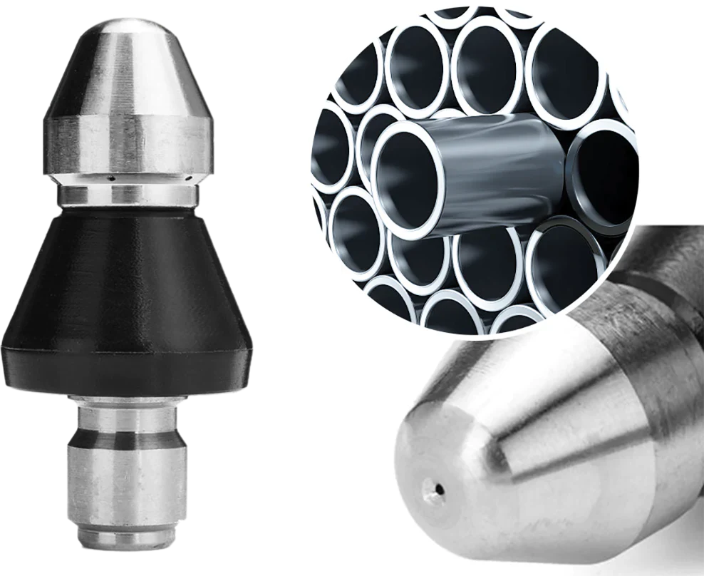 Bico De Limpeza De Alta Pressão de Drenagem | PowerJet