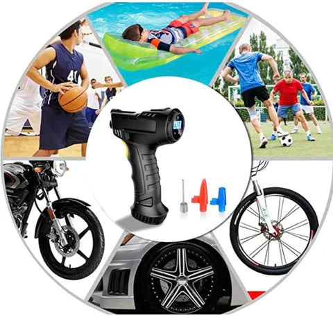 Calibrador De Pneus Digital + 3 Bicos Diferentes | Safe Pistol