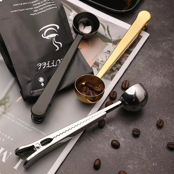 Colher de Medição de Café com Presilha Inox Ferrazi
