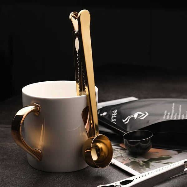 Colher de Medição de Café com Presilha Inox Ferrazi