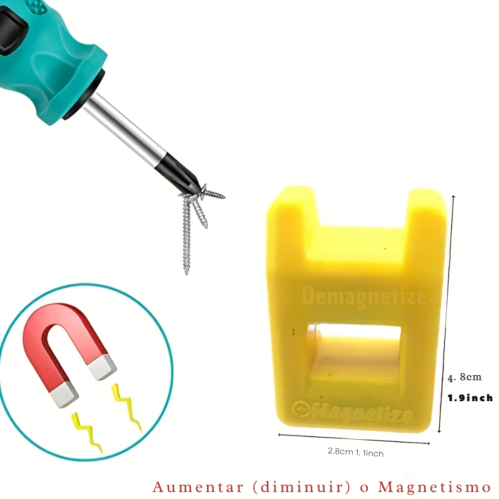 Conjunto com 7 Chaves Fenda e Philips