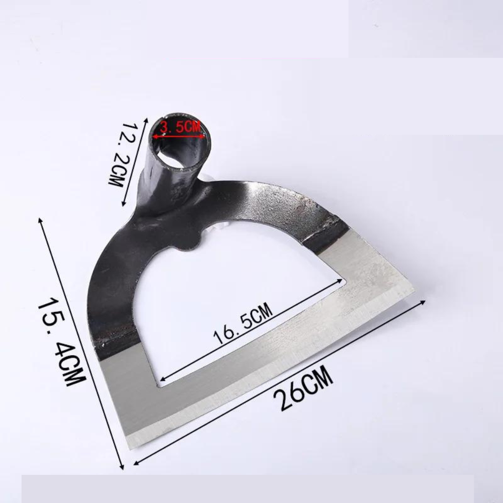 Enxada Vazada de Jardinagem em Aço Inoxidável