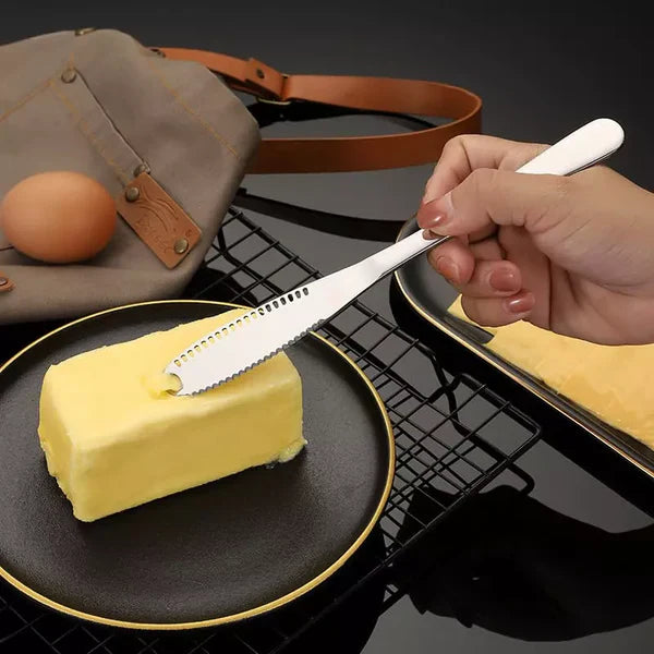 Espátula para Manteiga 3 em 1 em Aço Inoxidável Ferrazi