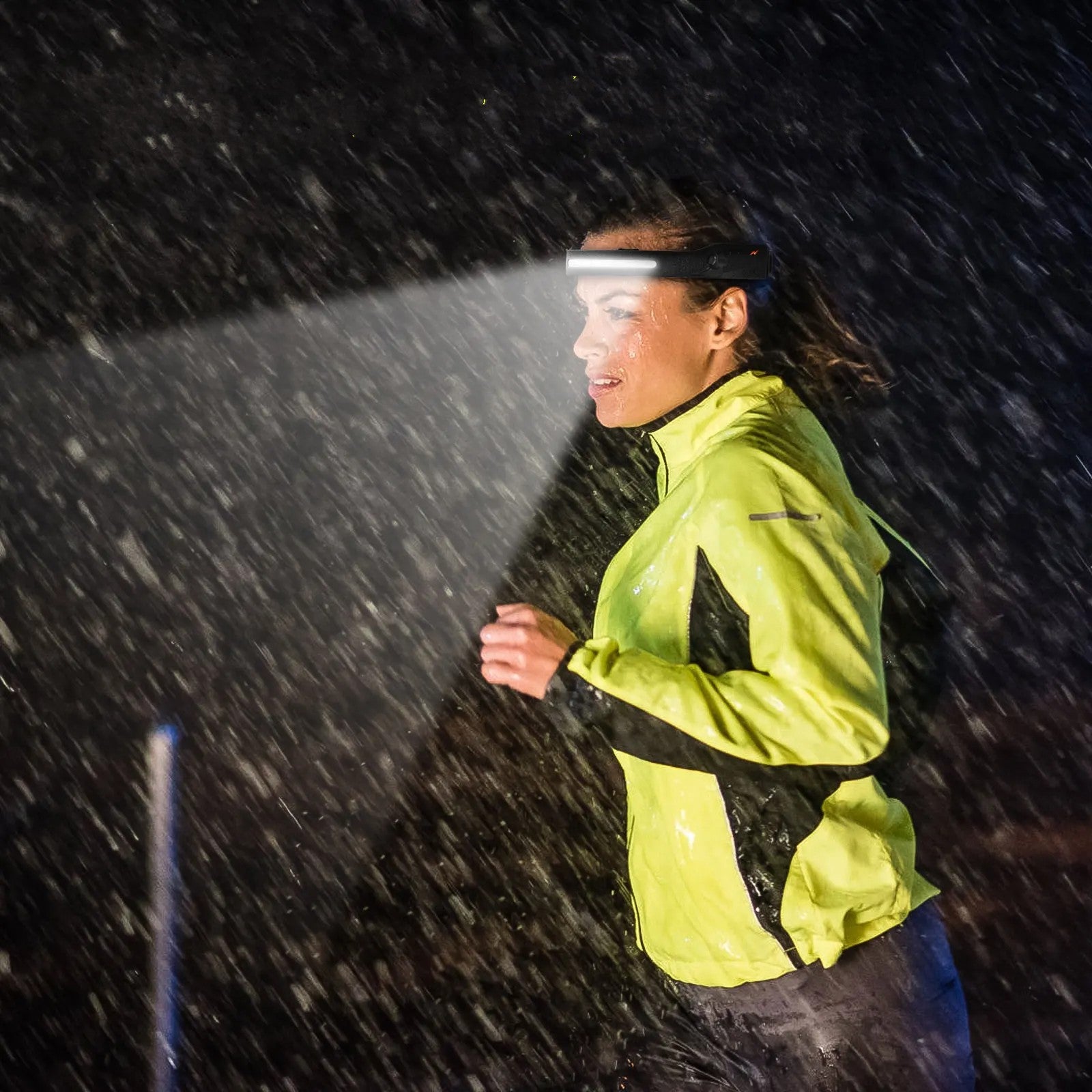 Kit Máscara de Proteção Facial + Lanterna Led de Cabeça