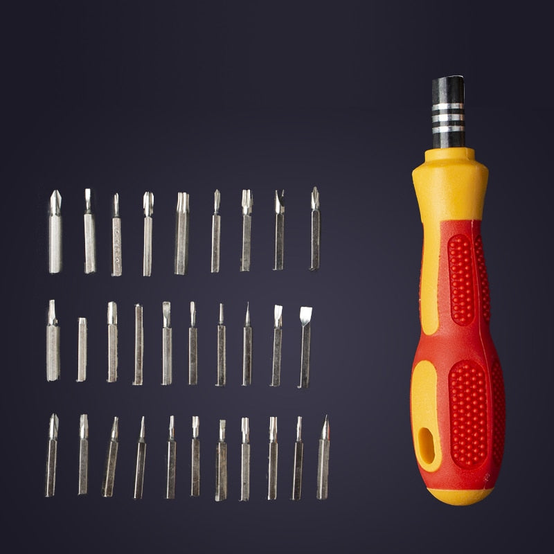 Kit de Chaves 31 Em 1 de Alta Precisão - Torx, Alen, Philips e diversas