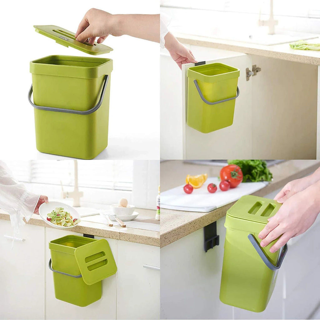 Mini Lixeira de Suspensão Compacta | MiniBin