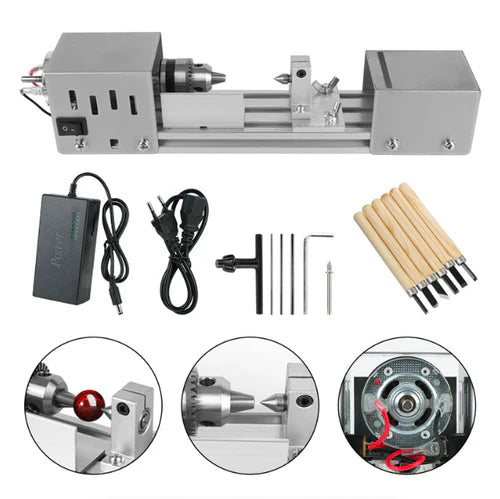 Mini Torno de Polimento e Corte Portátil | TurboPower