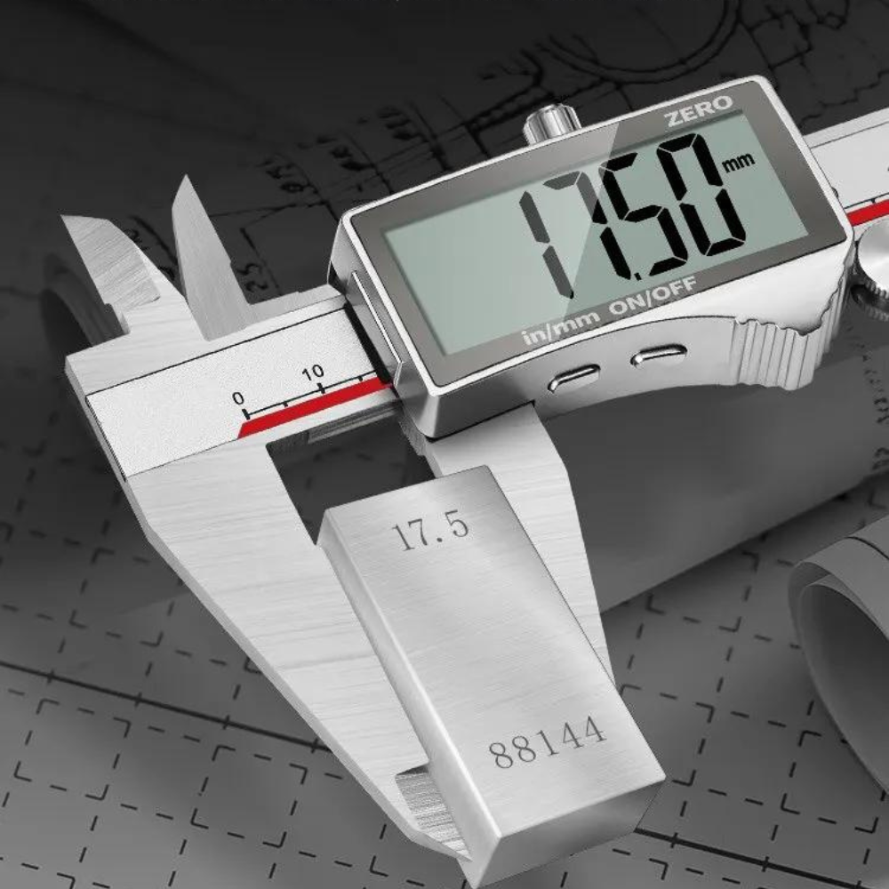 Paquímetro de Metal Digital em Aço Inoxidável