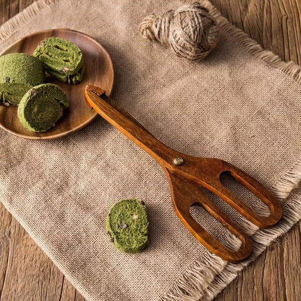 Pinça de Bambu para Cozinha para Pegar Salada Ferrazi