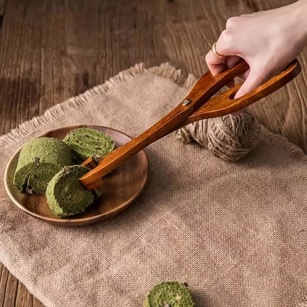 Pinça de Bambu para Cozinha para Pegar Salada Ferrazi