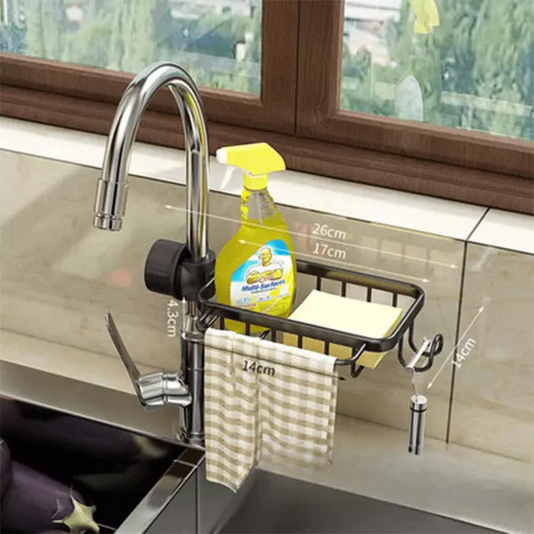 Porta Esponja de Pia de Alumínio Ferrazi