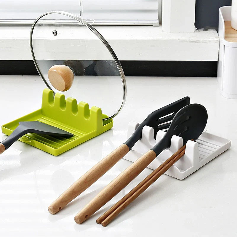 Suporte de Utensílios de Silicone para Cozinha | OrganizePro