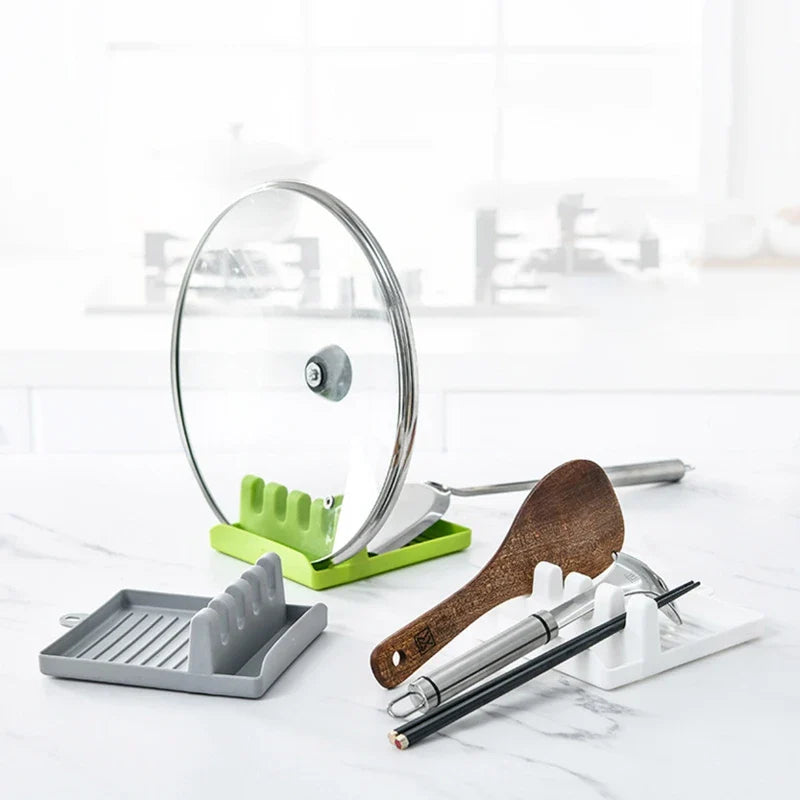 Suporte de Utensílios de Silicone para Cozinha | OrganizePro